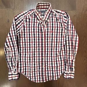 Vintage Ralph Lauren Made is USA Checkered Button-Down Shirt Women's Small